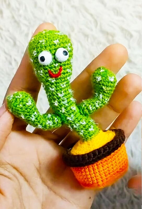 Crochet Cactus Amigurumi Free Pattern