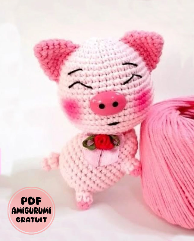 Amigurumi Fofo le Cochon avec Petite Queue Modèle PDF (2)