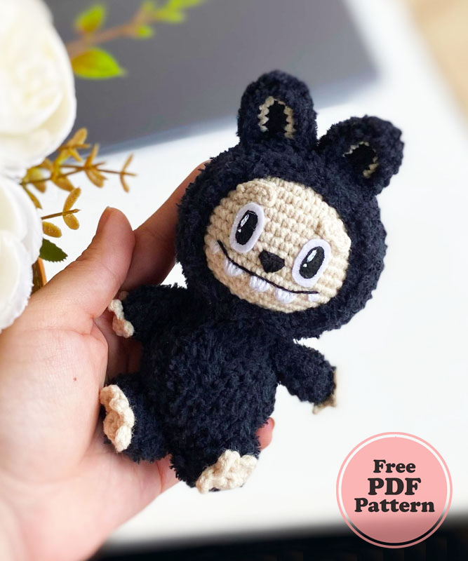 Labubu Crochet Doll Amigurumi PDF Pattern (1)