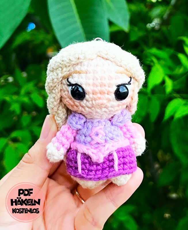 Mini Rapunzel Häkeln Puppe Anleitung Schritt für Schritt (2)