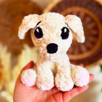 Posie der Welpe Plüsch Amigurumi Anleitung Schritt für Schritt (2)